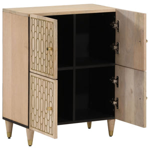 vidaXL Side Cabinet 60x33x75 cm Solid Wood Mango