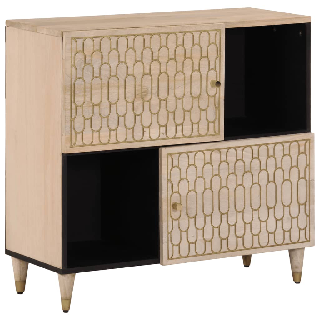 vidaXL Side Cabinet 80x33x75 cm Solid Wood Mango