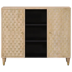 vidaXL Side Cabinet 90x33x75 cm Solid Wood Mango