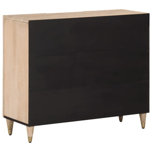 vidaXL Side Cabinet 90x33x75 cm Solid Wood Mango