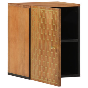 vidaXL Bathroom Wall Cabinet 38x33x48 cm Solid Wood Mango