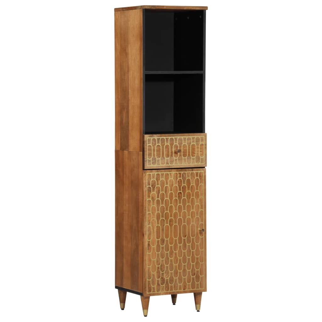 vidaXL Bathroom Cabinet 38x33x160 cm Solid Wood Mango