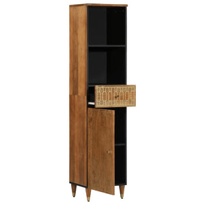 vidaXL Bathroom Cabinet 38x33x160 cm Solid Wood Mango