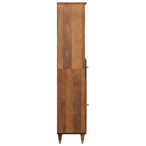 vidaXL Bathroom Cabinet 38x33x160 cm Solid Wood Mango