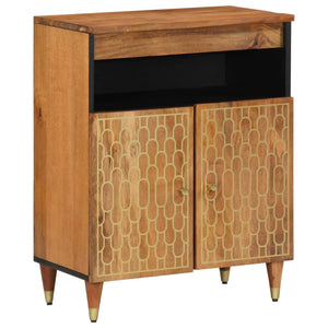 vidaXL Side Cabinet 60x33x75 cm Solid Wood Mango