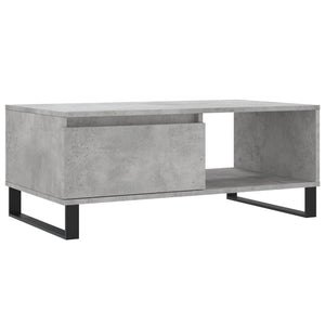 vidaXL Coffee Table Concrete Grey 90x50x36.5 cm Engineered Wood