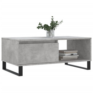 vidaXL Coffee Table Concrete Grey 90x50x36.5 cm Engineered Wood