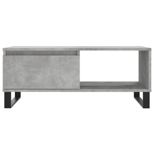 vidaXL Coffee Table Concrete Grey 90x50x36.5 cm Engineered Wood