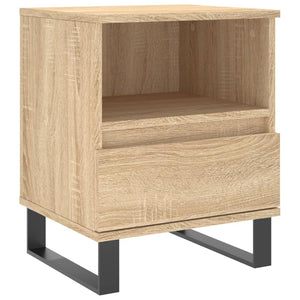 vidaXL Bedside Cabinet Sonoma Oak 40x35x50 cm Engineered Wood