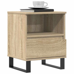 vidaXL Bedside Cabinet Sonoma Oak 40x35x50 cm Engineered Wood