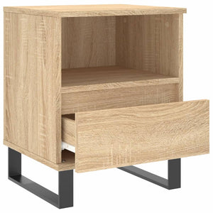 vidaXL Bedside Cabinet Sonoma Oak 40x35x50 cm Engineered Wood