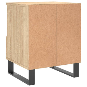 vidaXL Bedside Cabinet Sonoma Oak 40x35x50 cm Engineered Wood