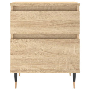 vidaXL Bedside Cabinets 2 pcs Sonoma Oak 40x35x50 cm Engineered Wood