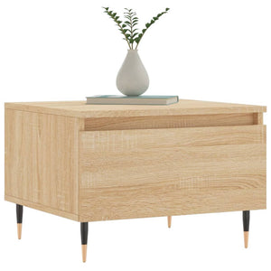 vidaXL Coffee Table Sonoma Oak 50x46x35 cm Engineered Wood