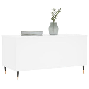 vidaXL Coffee Table White 90x44.5x45 cm Engineered Wood