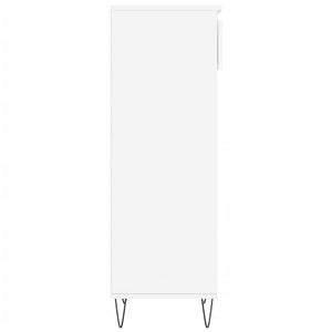 vidaXL Shoe Cabinet High Gloss White 40x36x105 cm Engineered Wood