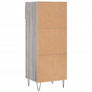 vidaXL Shoe Cabinet Grey Sonoma 40x36x105 cm Engineered Wood