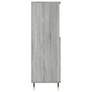 vidaXL Highboard Grey Sonoma 60x36x110 cm Engineered Wood