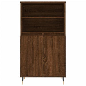 vidaXL Highboard Brown Oak 60x36x110 cm Engineered Wood