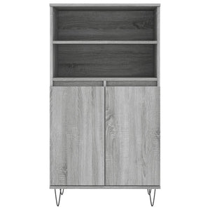 vidaXL Highboard Grey Sonoma 60x36x110 cm Engineered Wood