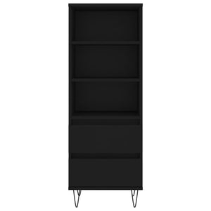 vidaXL Highboard Black 40x36x110 cm Engineered Wood