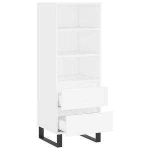 vidaXL Highboard White 40x36x110 cm Engineered Wood