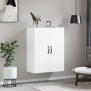 vidaXL Wall Mounted Cabinet White 69.5x34x90 cm Engineered Wood