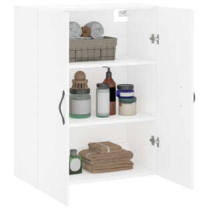 vidaXL Wall Mounted Cabinet White 69.5x34x90 cm Engineered Wood