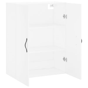 vidaXL Wall Mounted Cabinet White 69.5x34x90 cm Engineered Wood