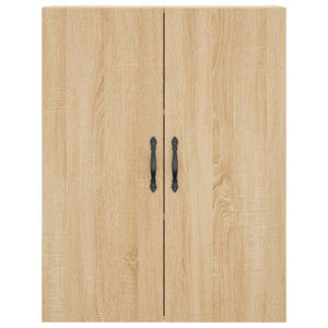 vidaXL Wall Mounted Cabinet Sonoma Oak 69.5x34x90 cm Engineered Wood