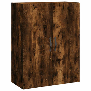 vidaXL Wall Mounted Cabinet Smoked Oak 69.5x34x90 cm Engineered Wood