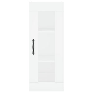 vidaXL Wall Mounted Cabinet White 34.5x34x90 cm