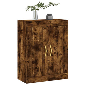 vidaXL Wall Mounted Cabinet Smoked Oak 69.5x34x90 cm Engineered Wood