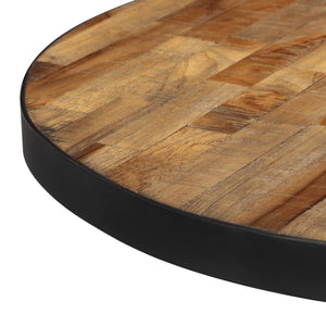 vidaXL Bistro Table Round Ø55x76 cm Solid Reclaimed Teak