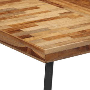 vidaXL Dining Table 148x97x76 cm Solid Wood Teak