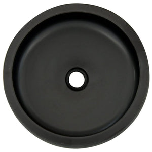 vidaXL Countertop Basin Black and Brown Round Φ41x14 cm Ceramic