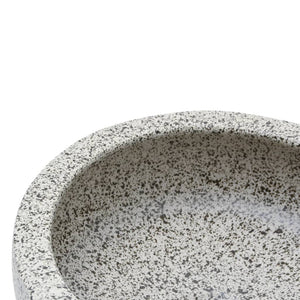 vidaXL Countertop Basin Grey Round Φ41x14 cm Ceramic