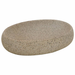 vidaXL Countertop Basin Sand Oval 59x40x15 cm Ceramic