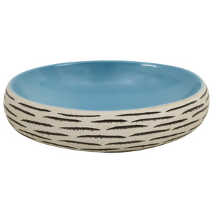 vidaXL Countertop Basin Multicolour Oval 59x40x15 cm Ceramic