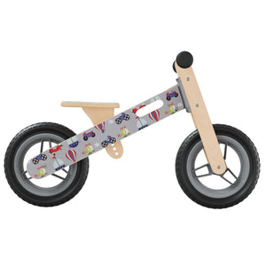 vidaXL Balance Bike for Children Grey Printed