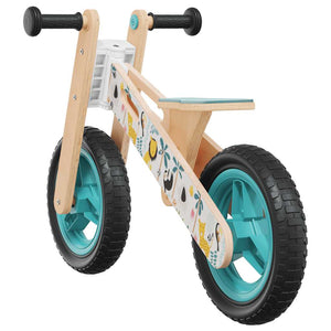 vidaXL Balance Bike for Children Blue Printed