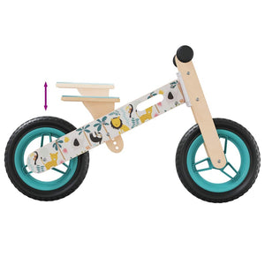 vidaXL Balance Bike for Children Blue Printed