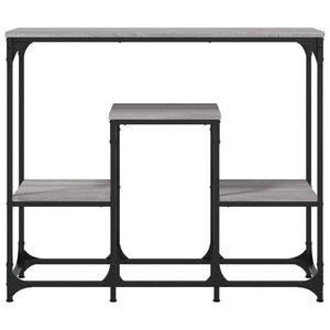 vidaXL Console Table Grey Sonoma 89.5x28x76 cm Engineered Wood