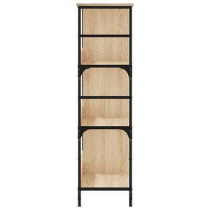 vidaXL Bookshelf Sonoma Oak 78.5x33x117.5 cm Engineered Wood