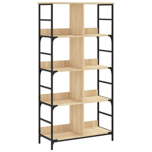 vidaXL Bookshelf Sonoma Oak 78.5x33x153 cm Engineered Wood