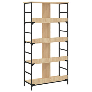 vidaXL Bookshelf Sonoma Oak 78.5x33x153 cm Engineered Wood