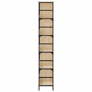 vidaXL Bookshelf Sonoma Oak 78.5x33x188.5 cm Engineered Wood