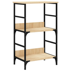 vidaXL Bookshelf Sonoma Oak 50x33x82 cm Engineered Wood