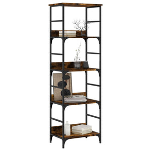 vidaXL Bookshelf Smoked Oak 50x33x153 cm Engineered Wood