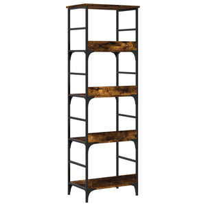 vidaXL Bookshelf Smoked Oak 50x33x153 cm Engineered Wood